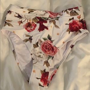 High waisted bikini bottom